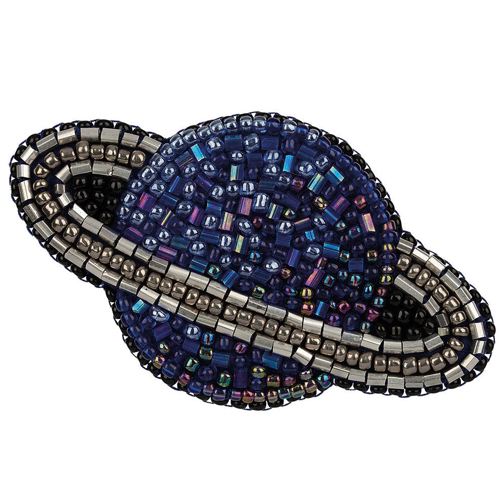 Kit Para Bordar con Abalorios Klart 10-010 "Broche Saturno"