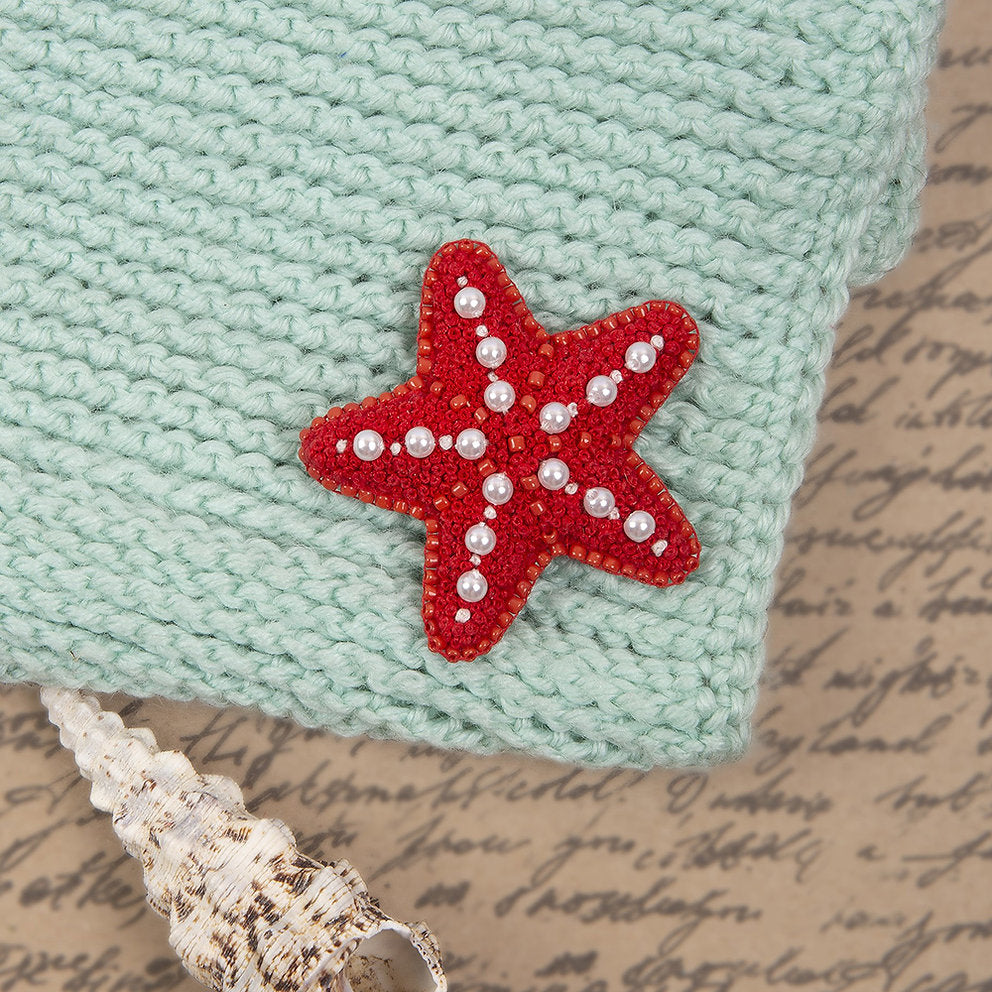 Kit Para Bordar con Abalorios Klart 10-012 "Broche Estrella de Mar"