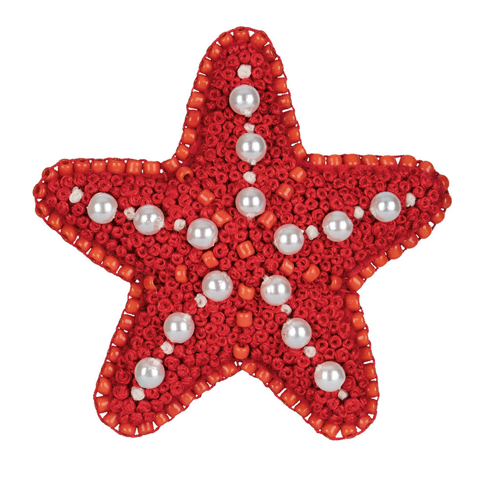 Kit Para Bordar con Abalorios Klart 10-012 "Broche Estrella de Mar"