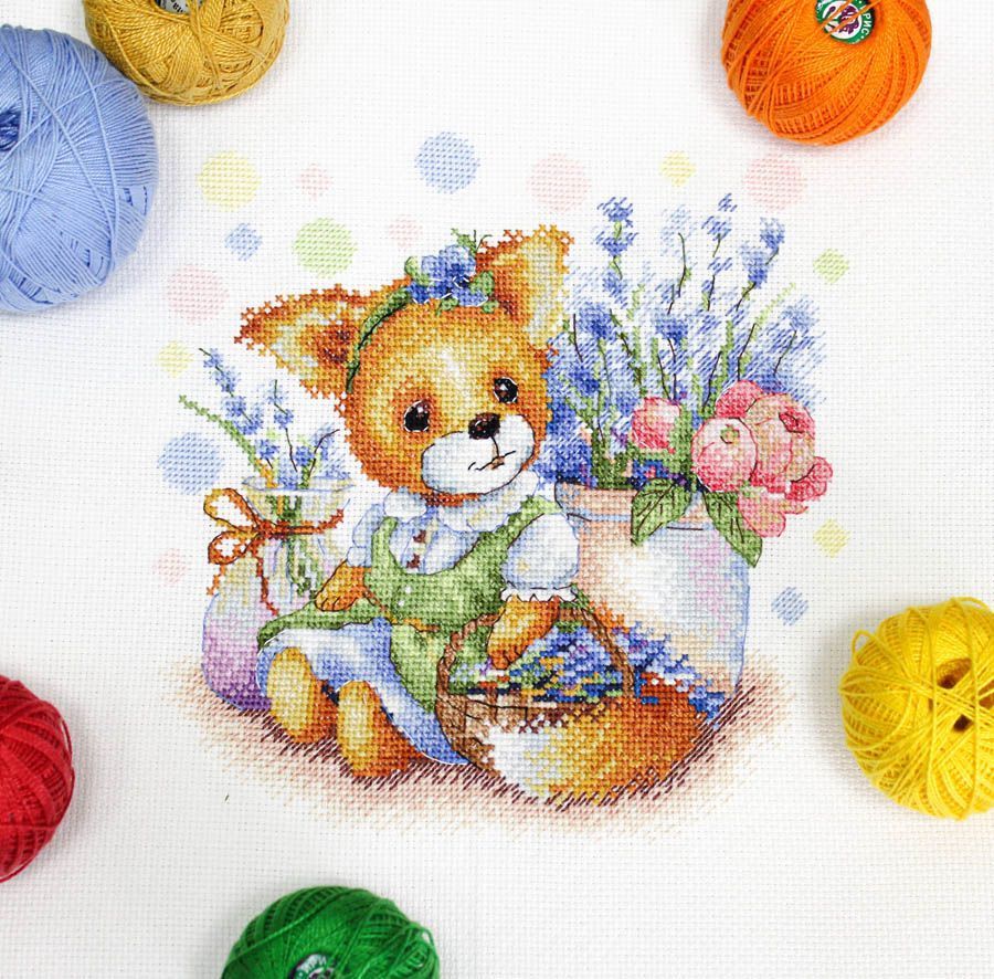 Kit de Punto de Cruz 'Sueños de Lavanda' - SNV-827 Mp Studia