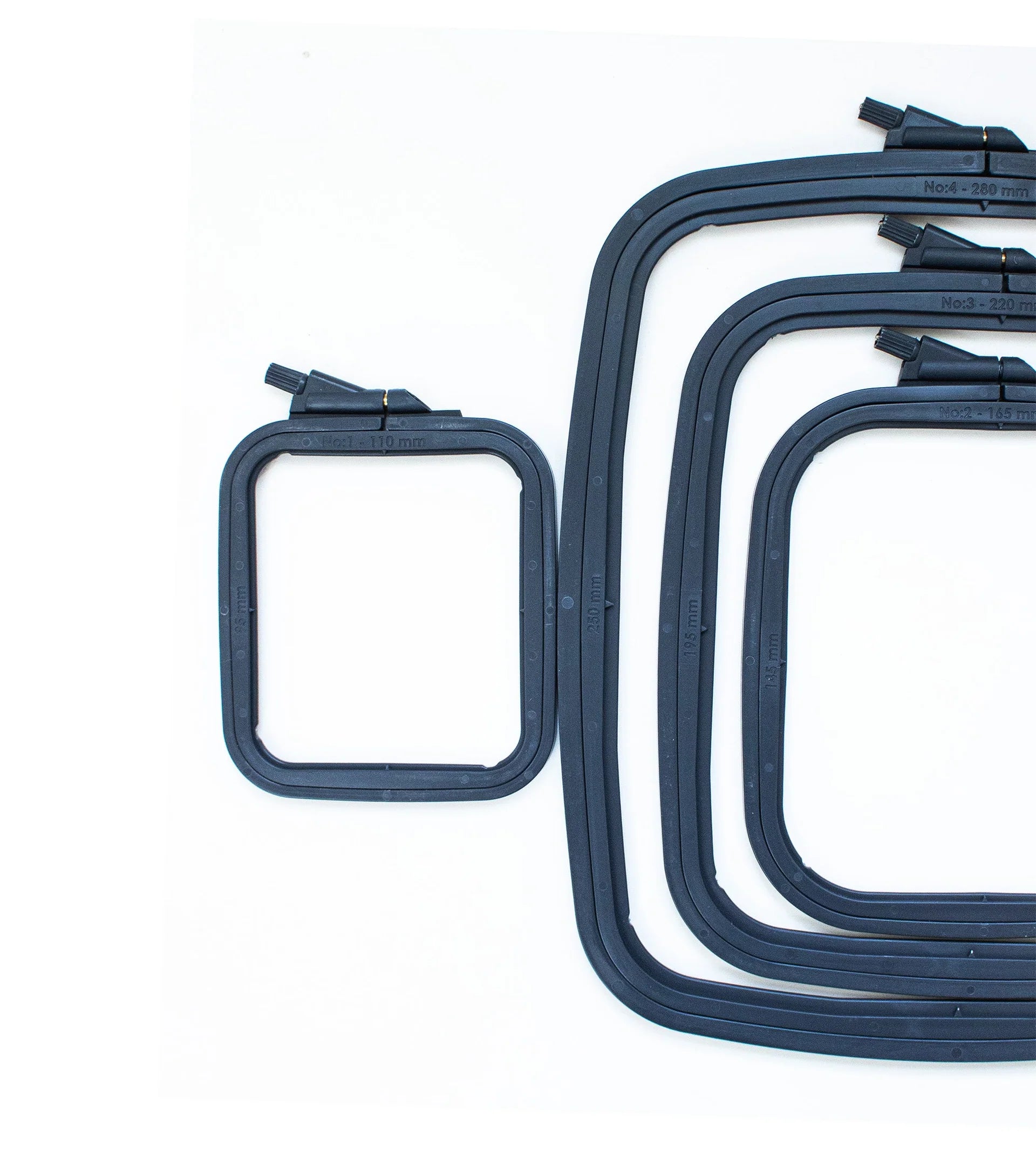 Nurge Bastidor Cuadrado Color Navy de Plastico - 4 Medidas