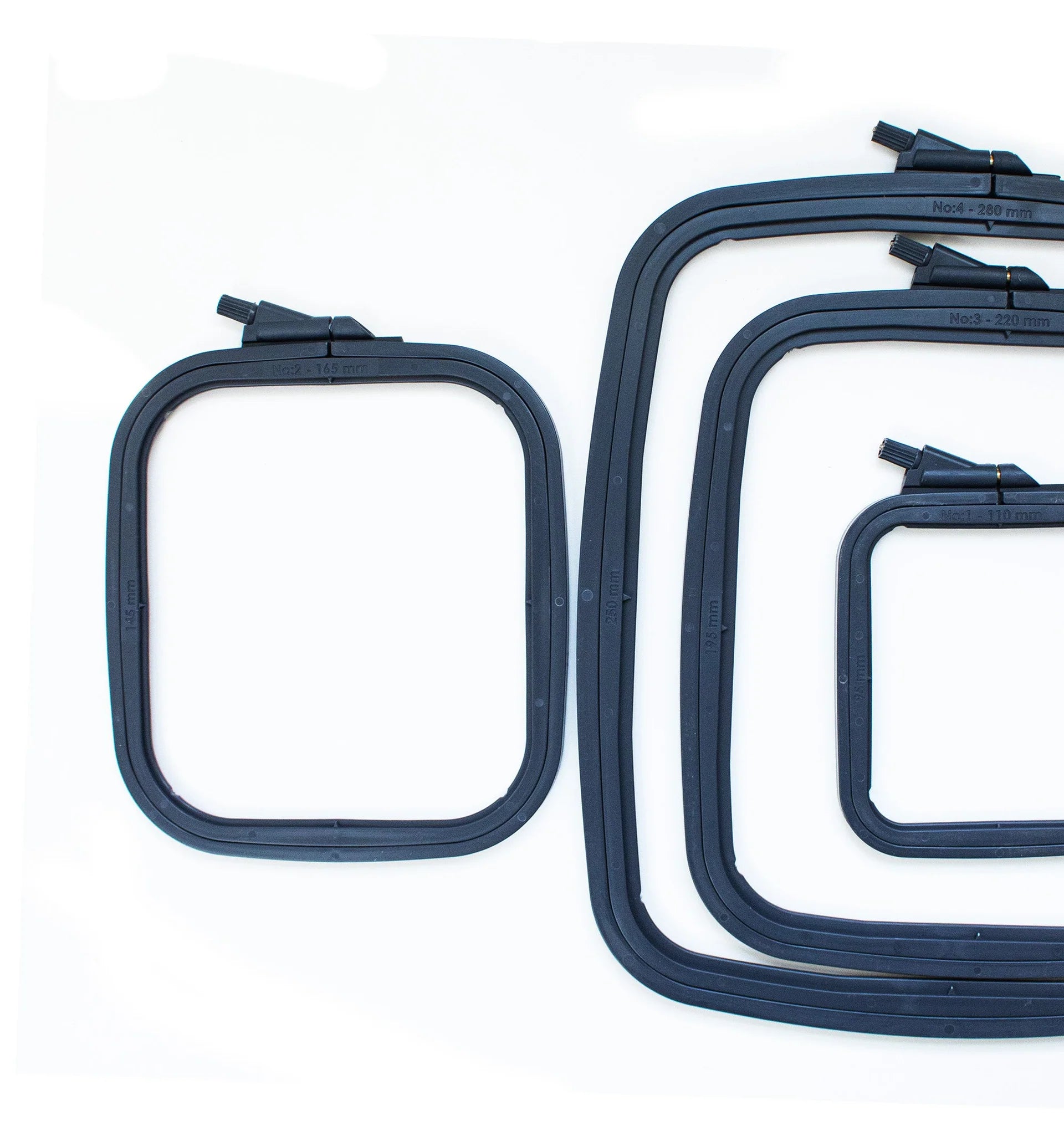Nurge Bastidor Cuadrado Color Navy de Plastico - 4 Medidas
