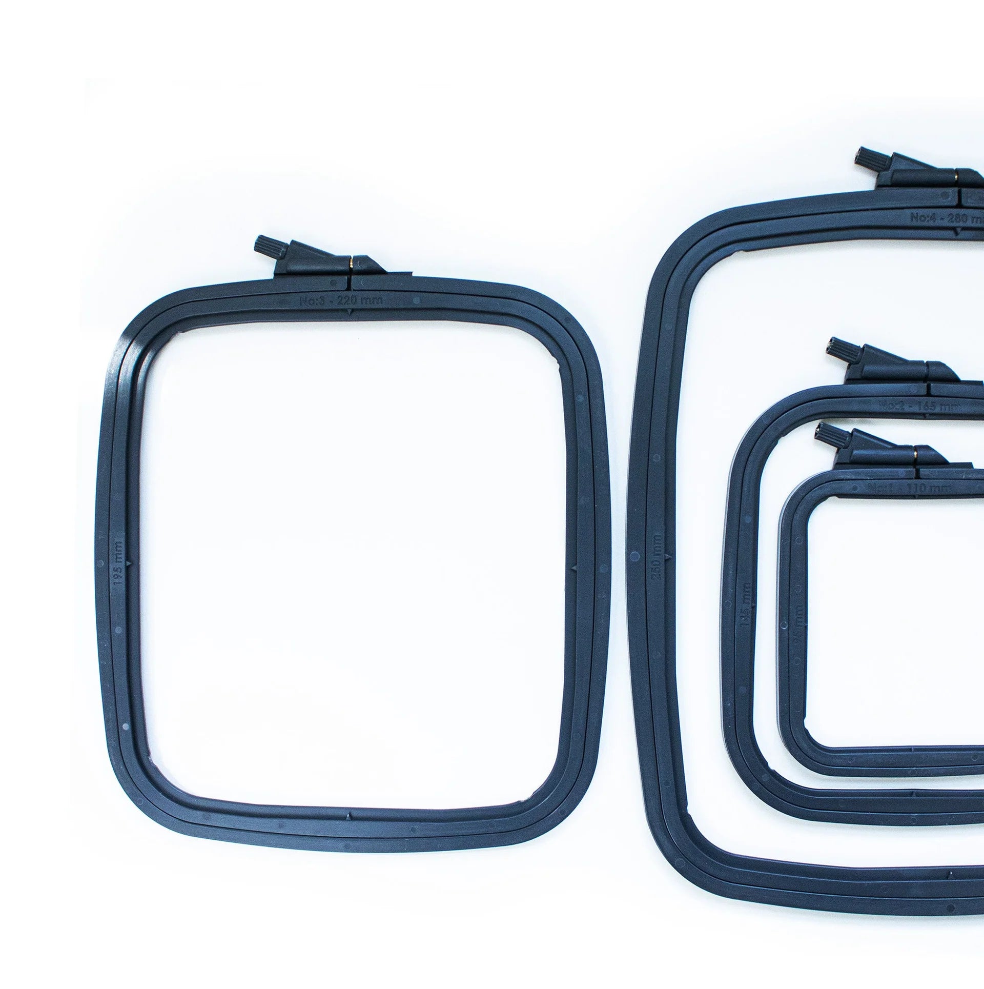 Nurge Bastidor Cuadrado Color Navy de Plastico - 4 Medidas