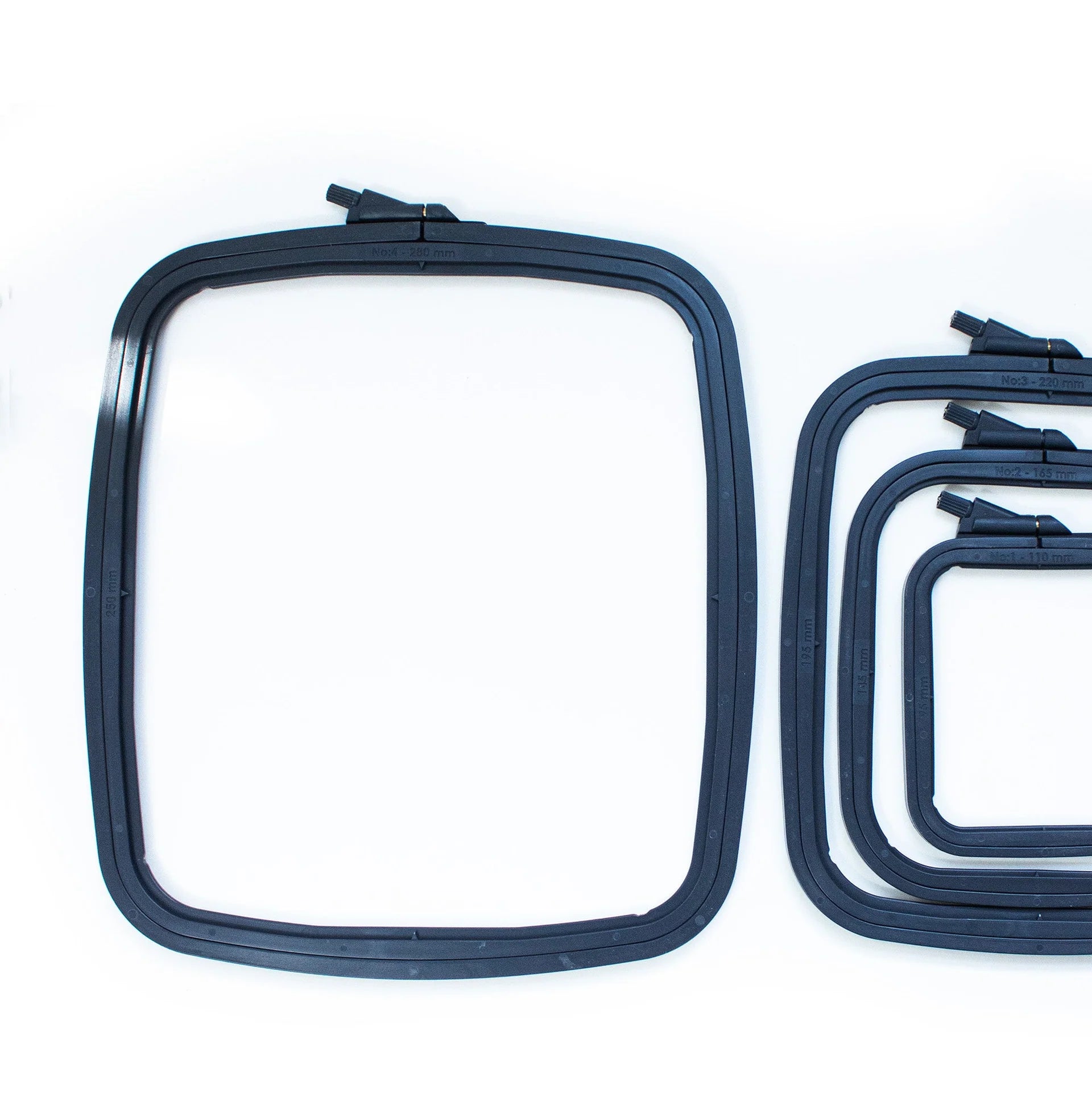 Nurge Bastidor Cuadrado Color Navy de Plastico - 4 Medidas