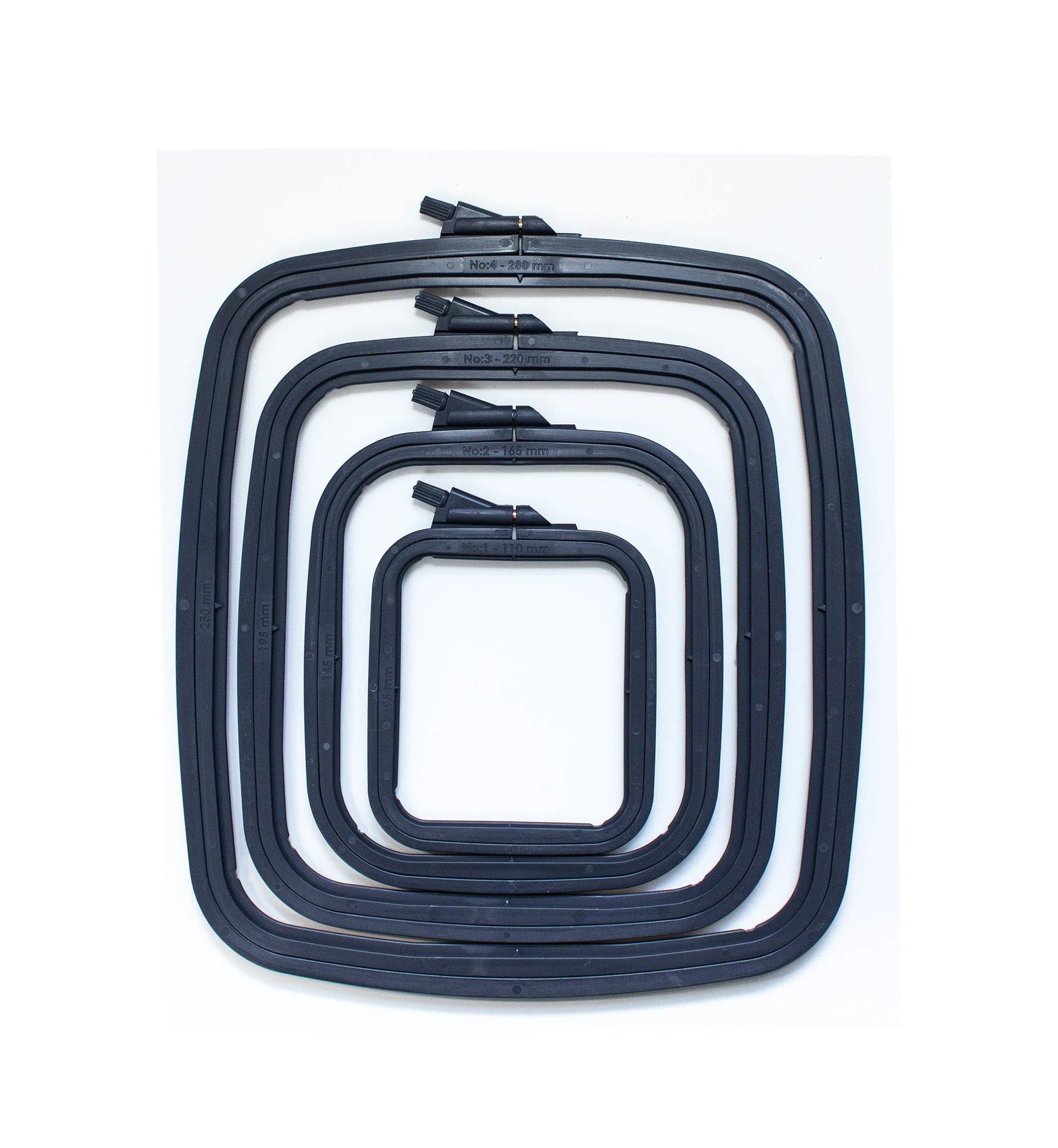 Nurge Bastidor Cuadrado Color Navy de Plastico - 4 Medidas