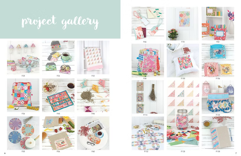 Patchwork Gifts – Elise Baek | 20 Proyectos de Patchwork para Regalar