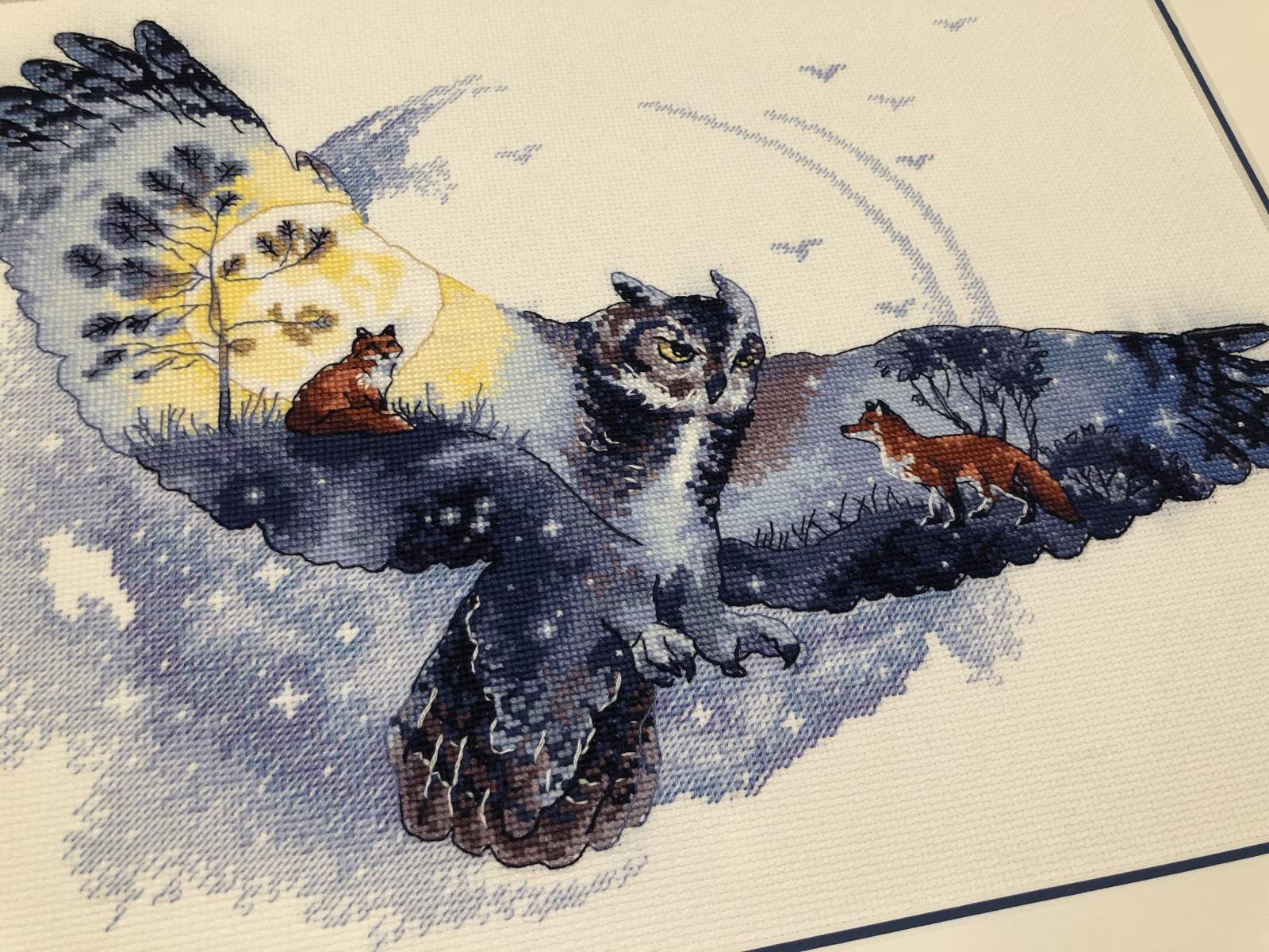Riolis Cross Stitch Kit - In The Night Forest, 1954