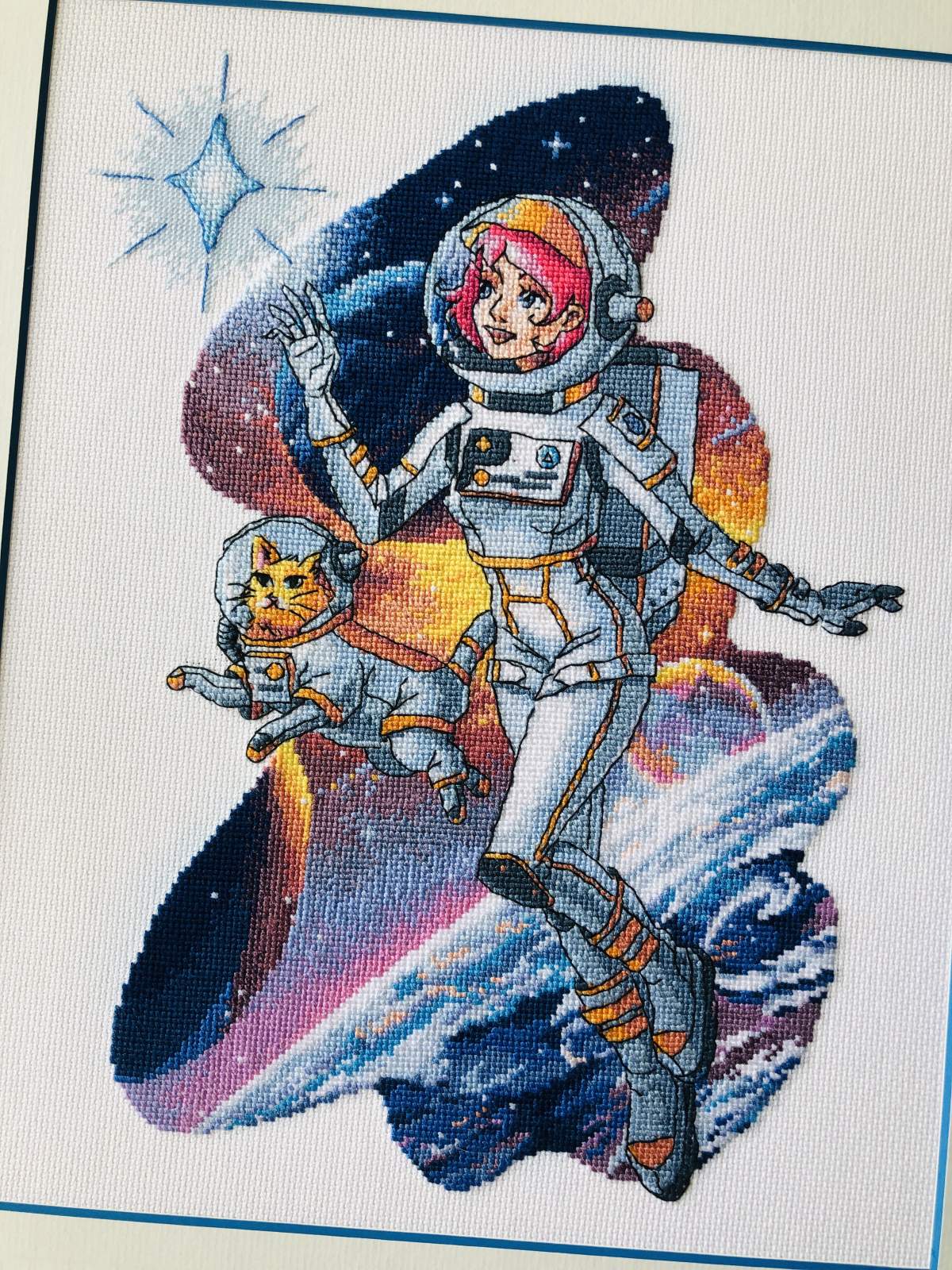 Riolis Cross Stitch Kit - Straight to the Stars, 2014