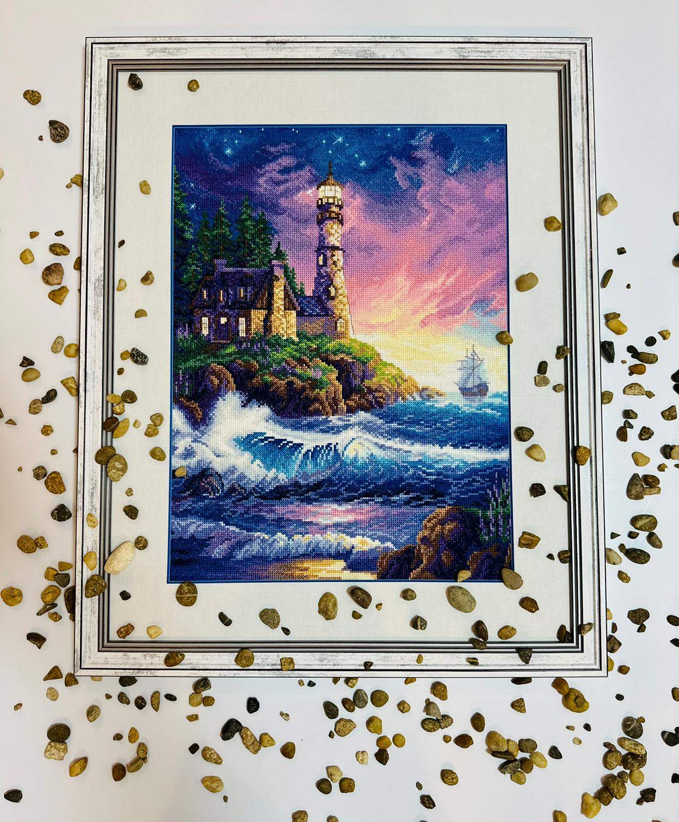 Cross Stitch Embroidery Kit - "Lighthouse" - Riolis 2022
