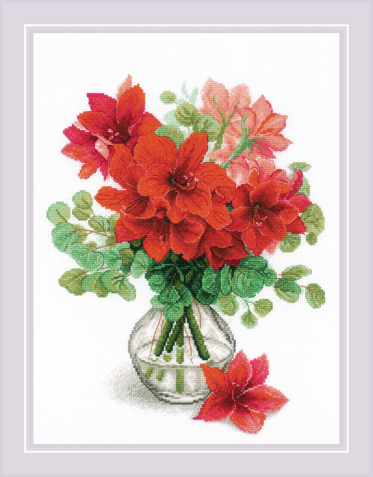 Riolis Cross Stitch Kit - Amaryllis, 2070