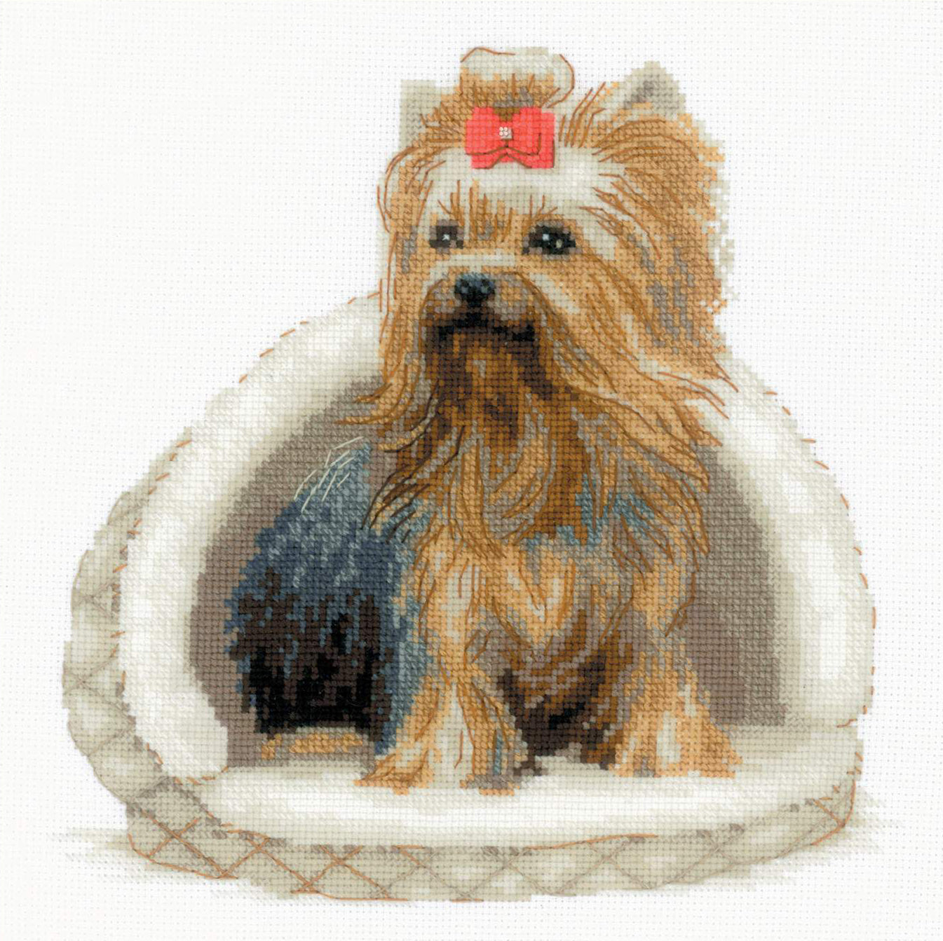 Kreuzstichset – „Treuer Begleiter: Yorkshire Terrier“ – Riolis 2152