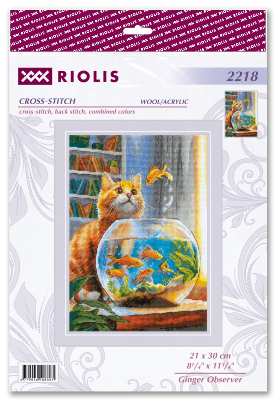 Kreuzstichset – „Ginger Observer“ – Riolis 2218