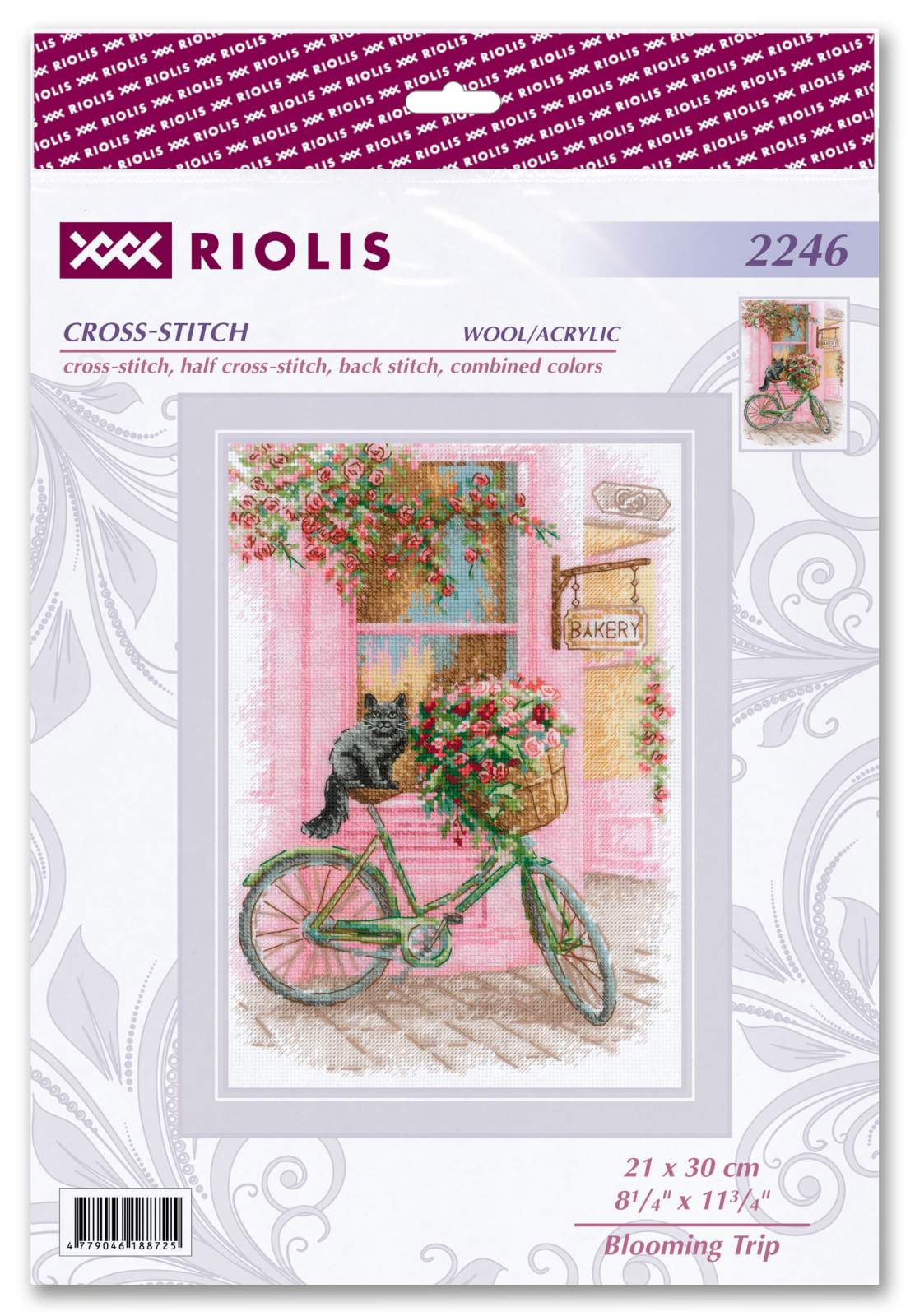 Riolis Cross Stitch Kit - Blooming Trip, 2246