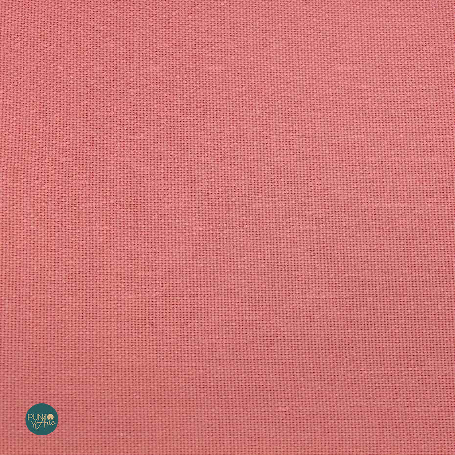 Tela Lugana 25 ct. 3835/4018 - Zweigart (Color Coral) - Tela para Punto de Cruz