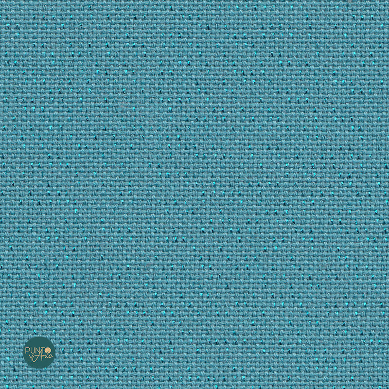 Tela Lugana 25 ct. 3835/6136 - Zweigart (Color Pacific Metallic Blue) - Tela para Punto de Cruz