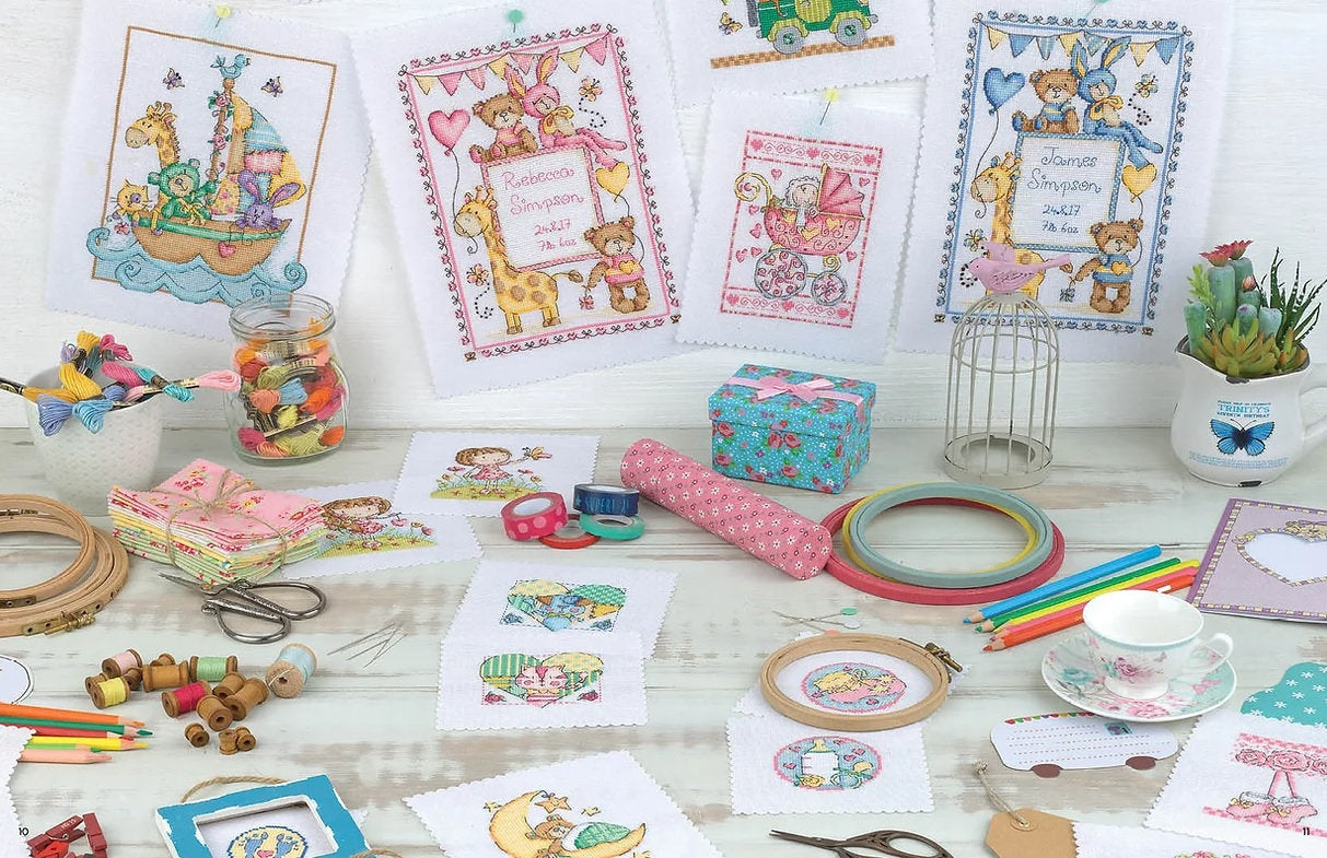 Tuva Magazine 'Welcome Baby' - More than 50 Cross Stitch Patterns for Babies