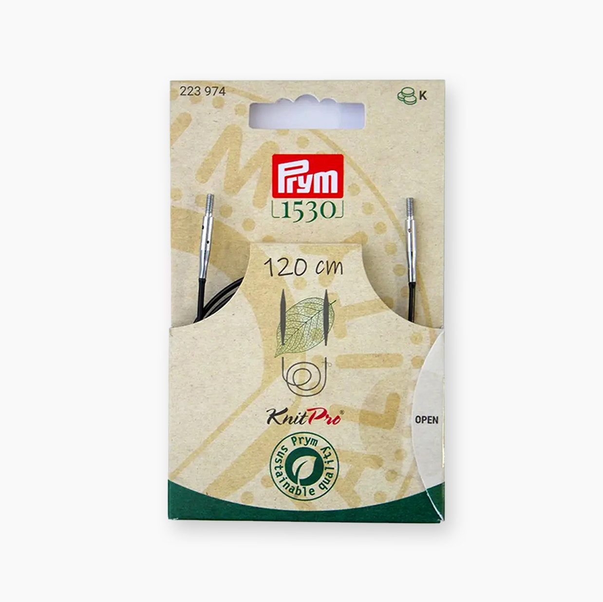 Kordel für Prym Natural Rundstricknadeln – Fadenersatzzubehör zum Stricken und Häkeln