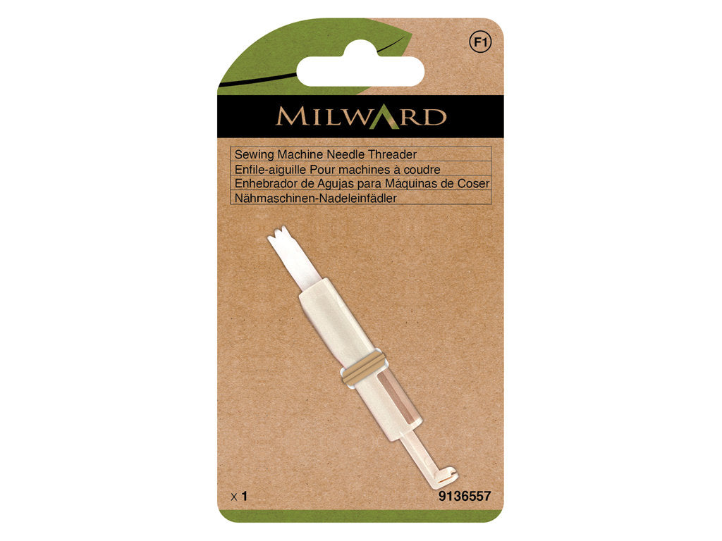 Enhebrador de Agujas para Máquina de Coser Milward 9136557 - Eficiencia y Durabilidad en Blanco
