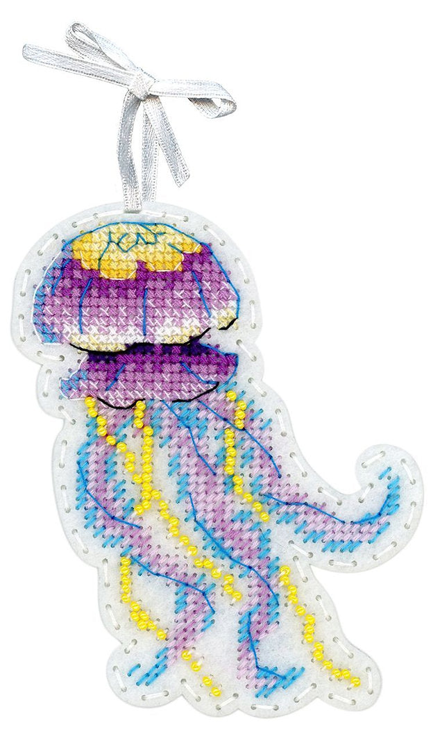 Kit de Punto de Cruz 'Jellyfish' - ST-1008 MP Studia
