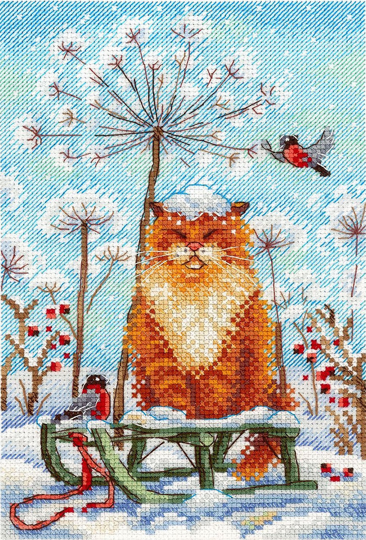 Snow Covered - SNV-751 MP Studia - Cross Stitch Kit