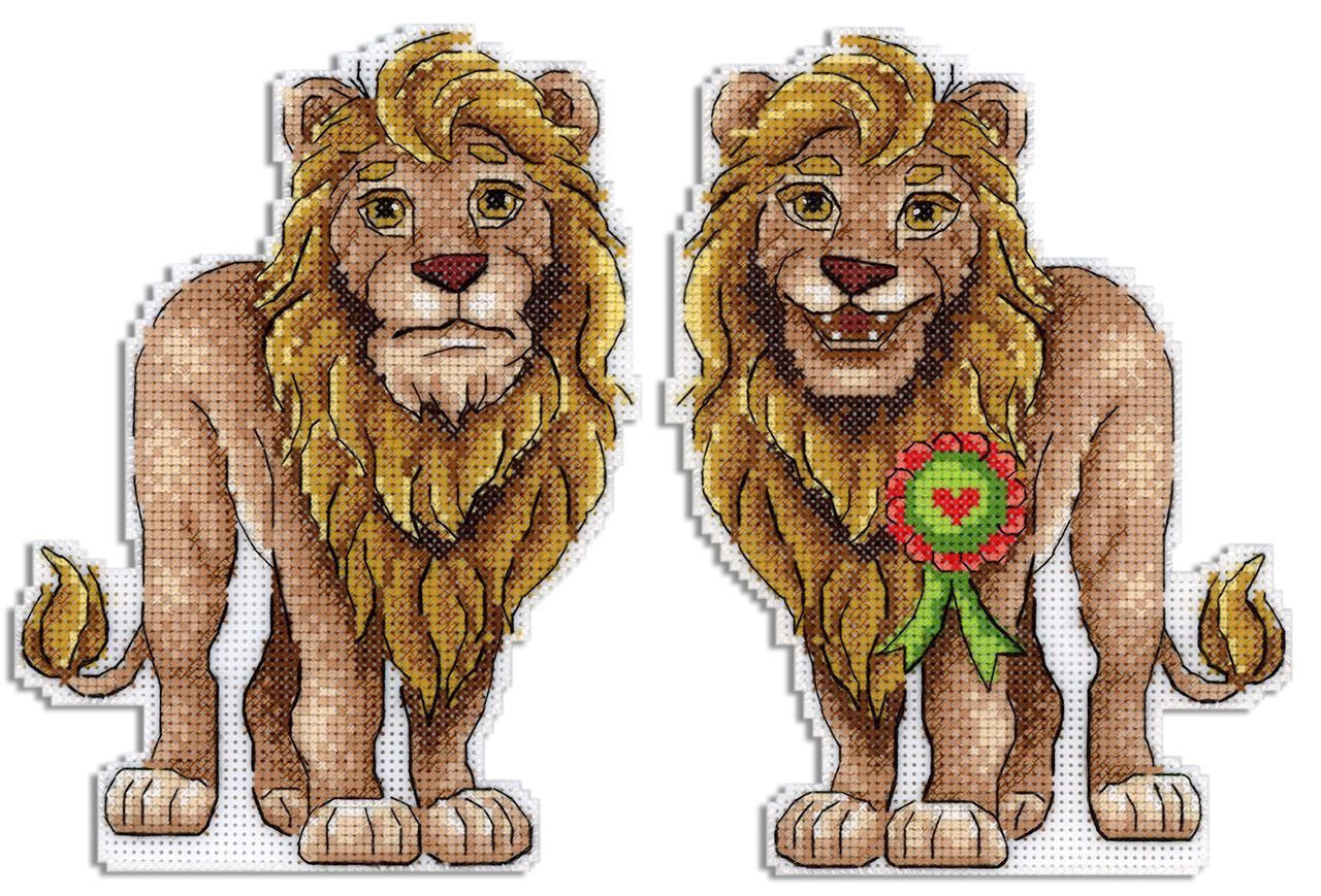 Kit de Punto de Cruz. Lion - MP Studia SR-828