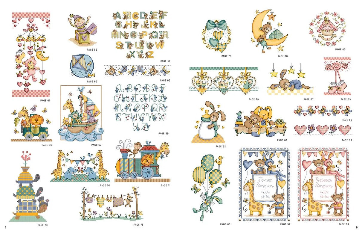 Tuva Magazine 'Welcome Baby' - More than 50 Cross Stitch Patterns for Babies