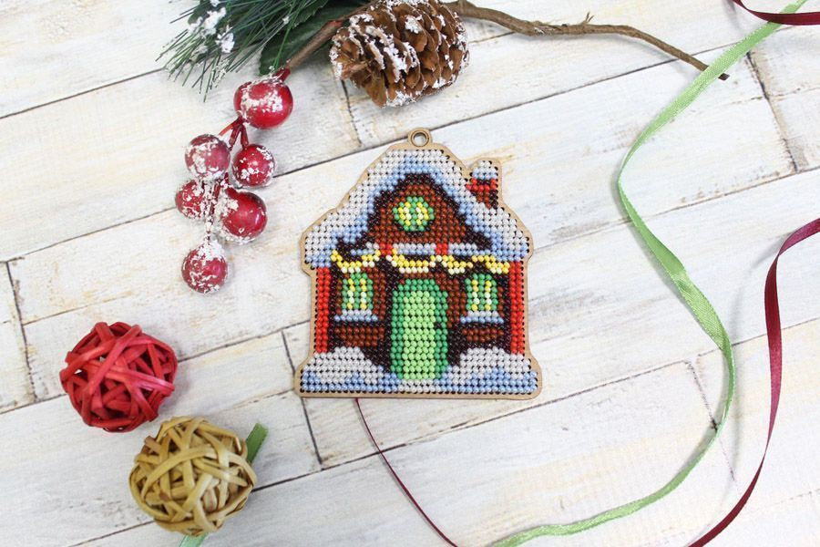 Cozy House. Adorno Navideño - SO-072 MP Studia - Kit con abalo