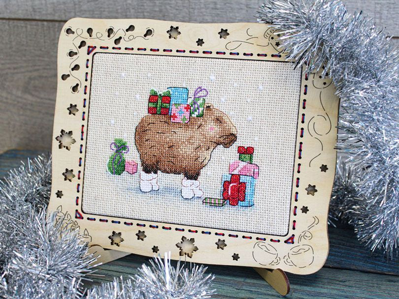 Surprise from a capybara - SM-747 MP Studia - Kit de punto de cruz