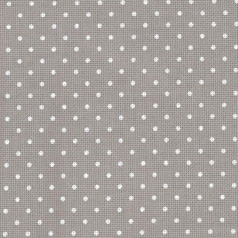 Tela Aida 20 ct. 3326/3189 Taupe de ZWEIGART - 100% Algodón