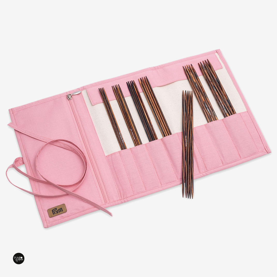 Prym 223807 Natural Doppelspitznadel-Set 20 cm: Präzises und elegantes Stricken im vielseitigen Set