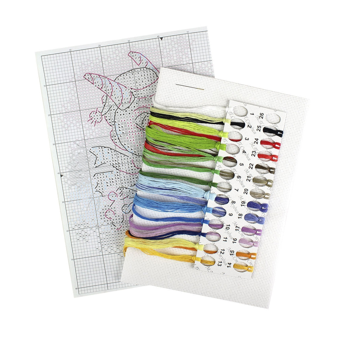 Schillerndes Outfit – SM-760 MP Studia – Kreuzstichset