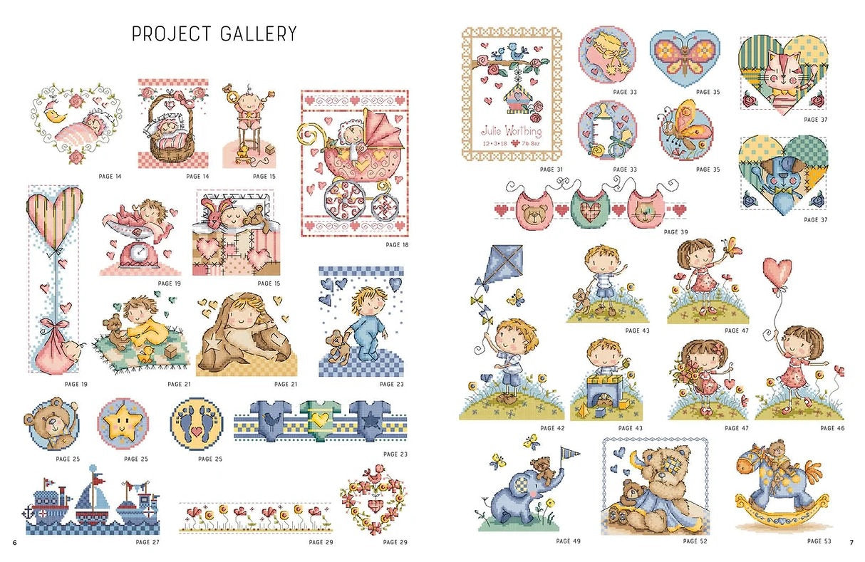 Tuva Magazine 'Welcome Baby' - More than 50 Cross Stitch Patterns for Babies