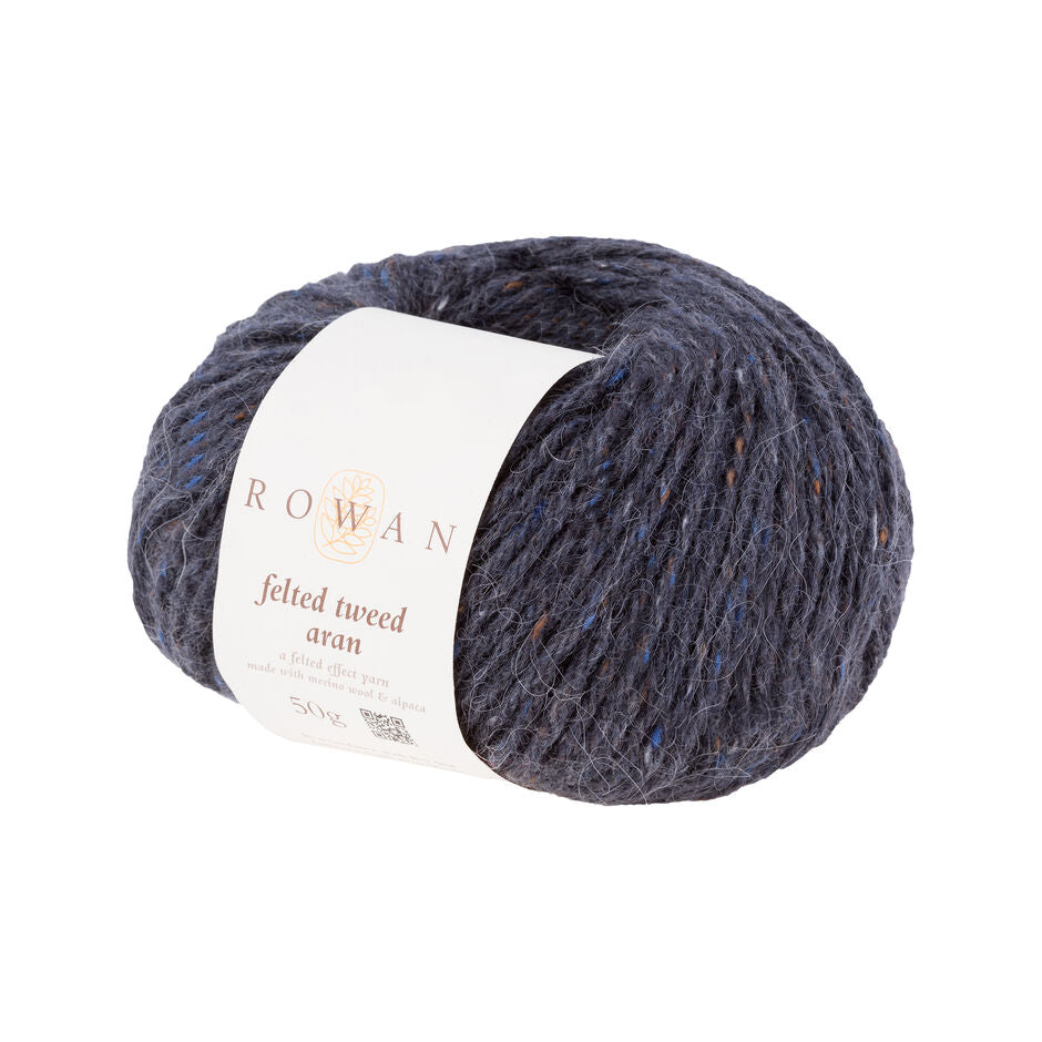 Lana Rowan Felted Tweed Aran - Calidez Rústica para Tejidos de Invierno