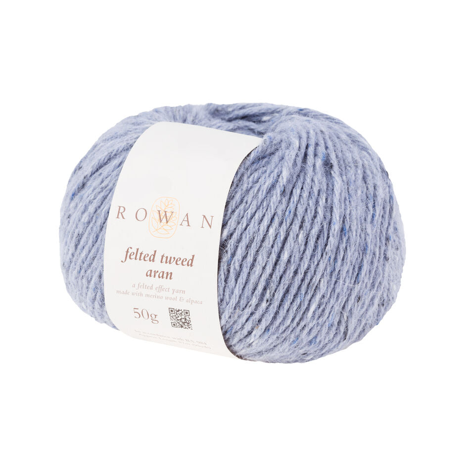 Lana Rowan Felted Tweed Aran - Calidez Rústica para Tejidos de Invierno