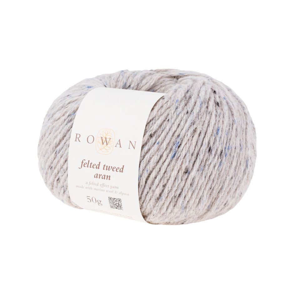 Lana Rowan Felted Tweed Aran - Calidez Rústica para Tejidos de Invierno