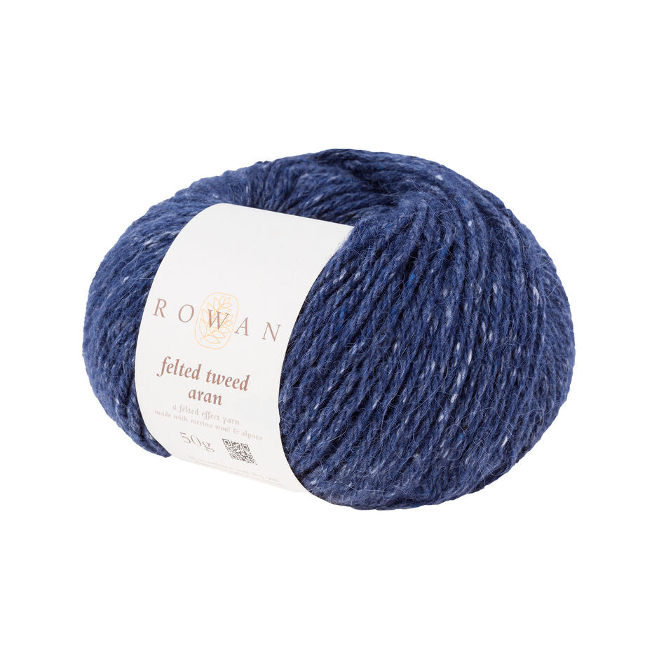 Lana Rowan Felted Tweed Aran - Calidez Rústica para Tejidos de Invierno