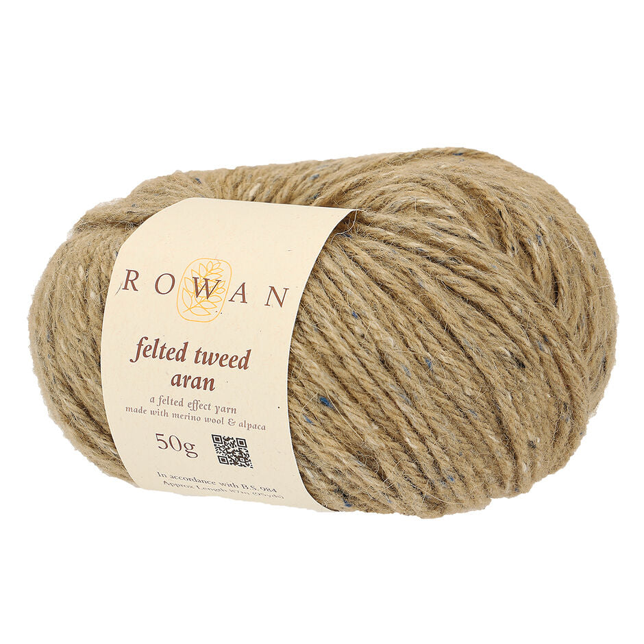 Lana Rowan Felted Tweed Aran - Calidez Rústica para Tejidos de Invierno