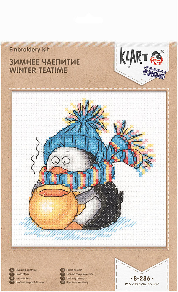 La hora del té de invierno - Klart - Kit de punto de cruz 8-286