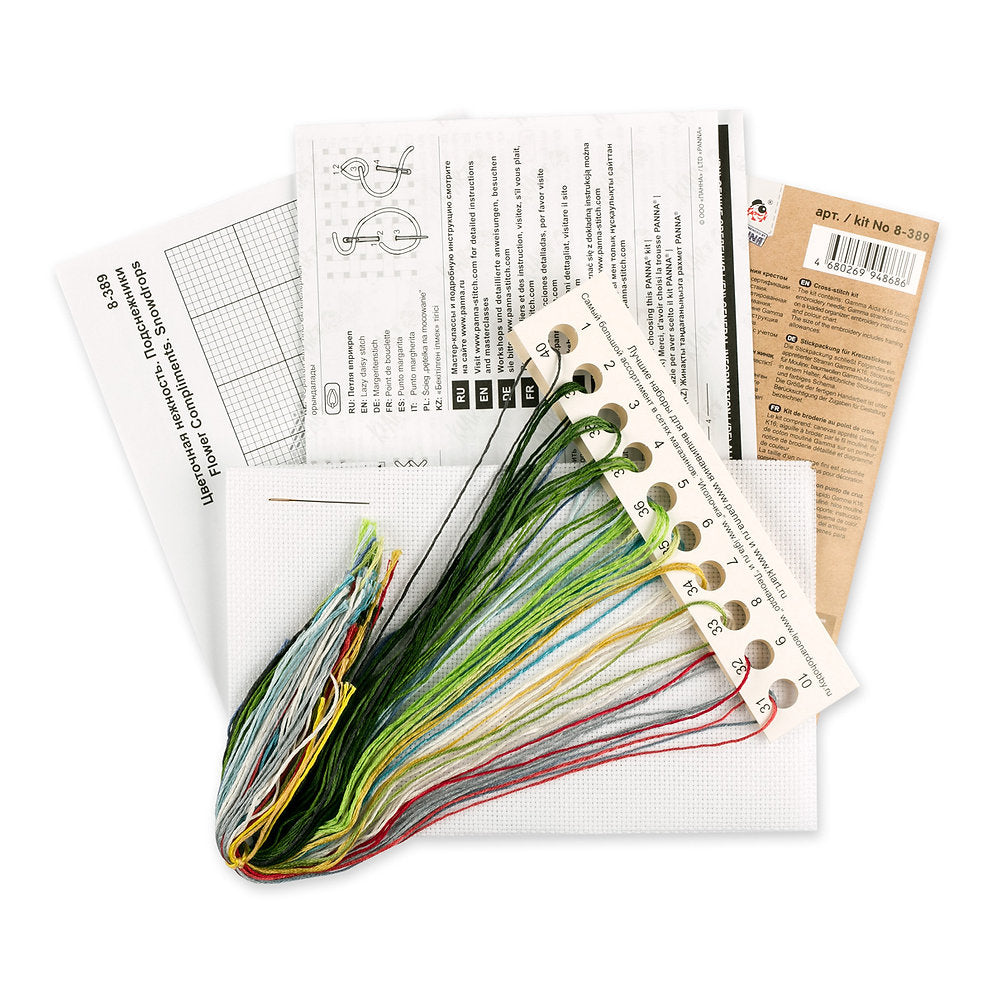 Kit de Punto de Cruz Klart 8-389 "Campanillas de Invierno"