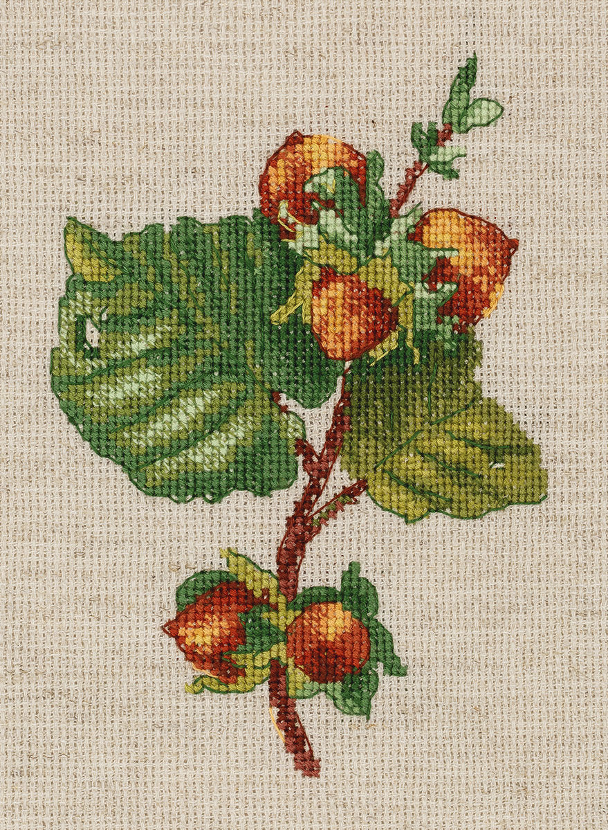 Kit de Punto de Cruz Klart 8-407 "Ramita de Avellana"