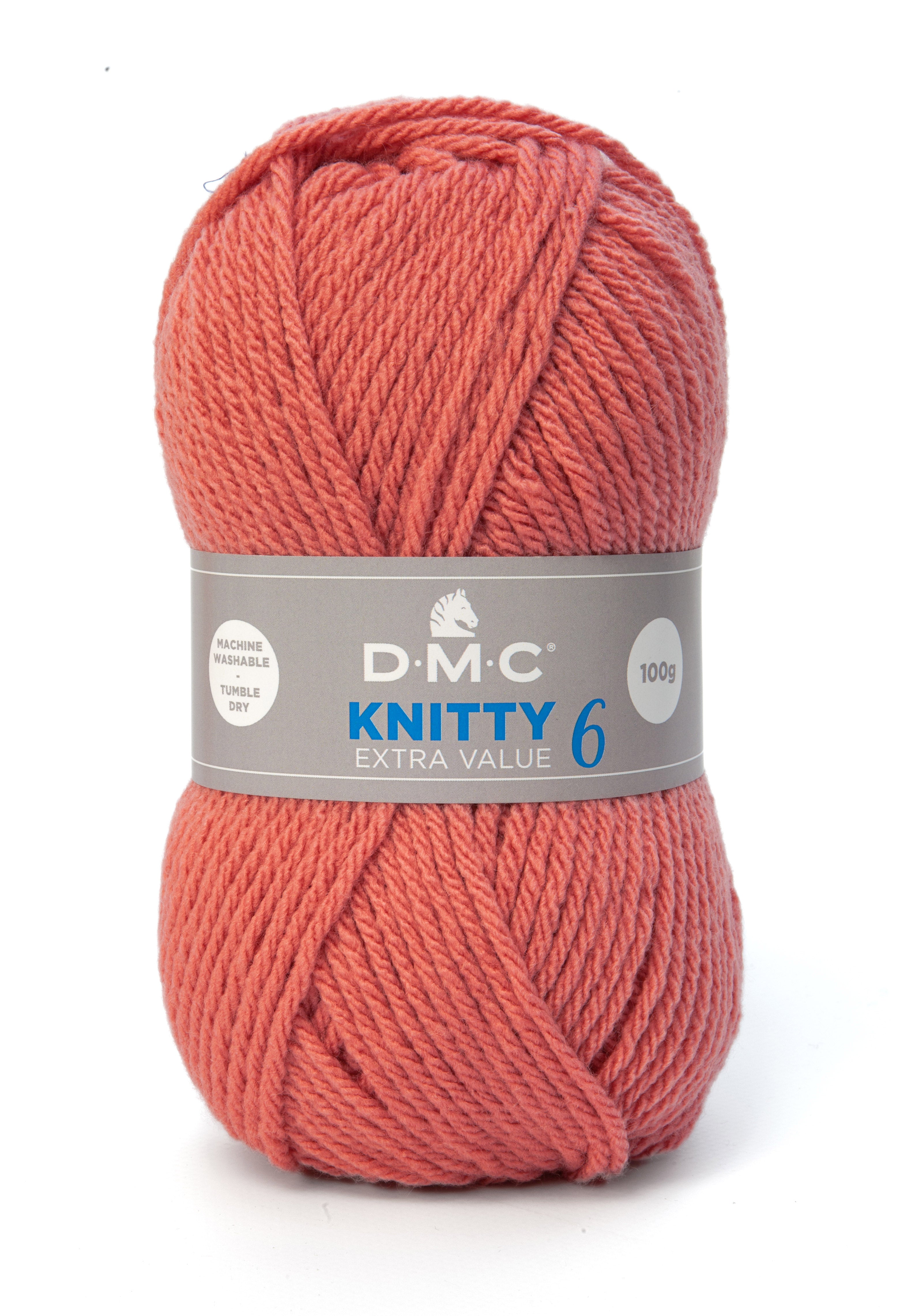 Knitty 6 - Lana Acrílica Gruesa, Suave y Fácil de Cuidar