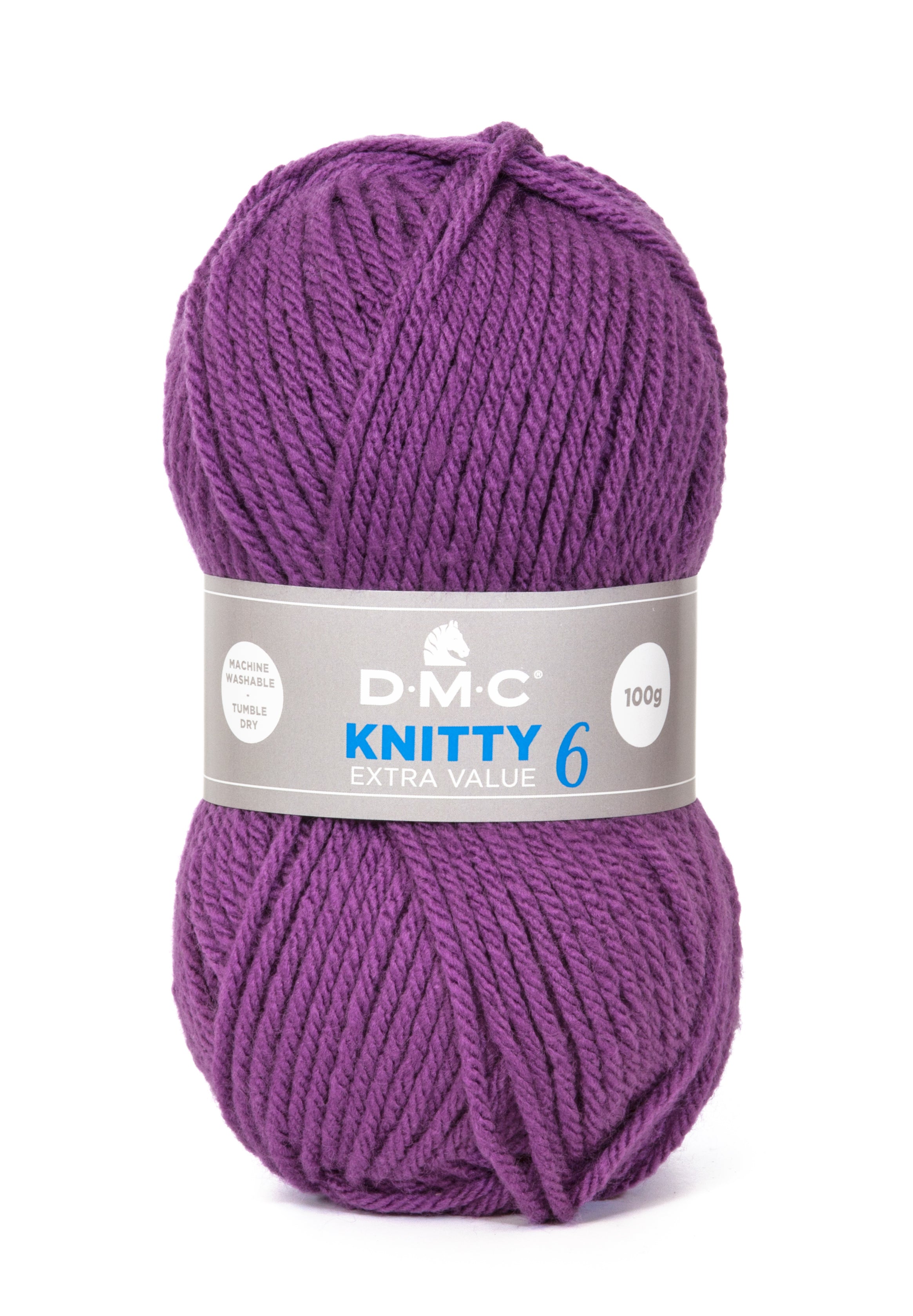Knitty 6 - Lana Acrílica Gruesa, Suave y Fácil de Cuidar