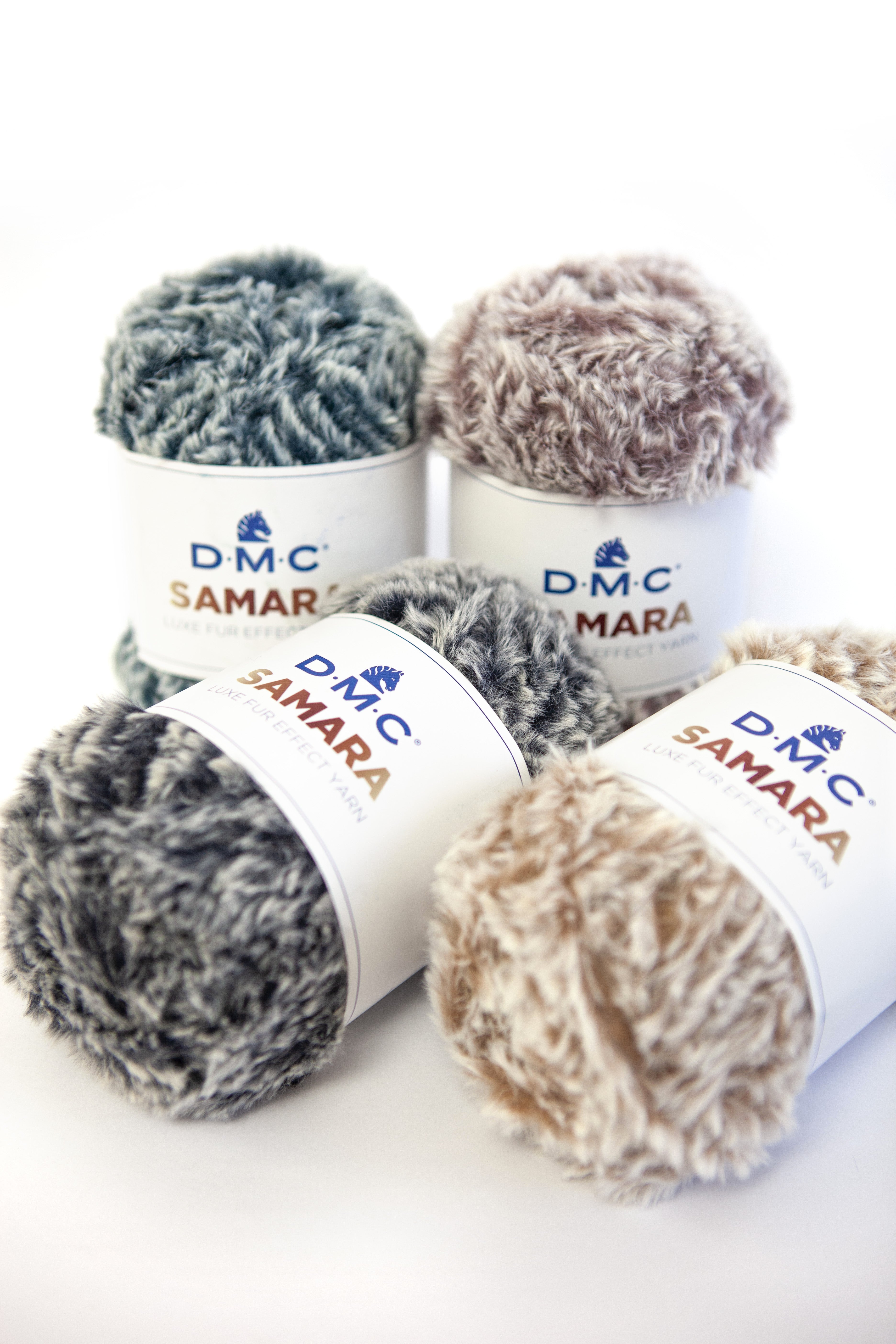 Samara de DMC - Lana Efecto Peluche para Prendas y Accesorios de Invierno
