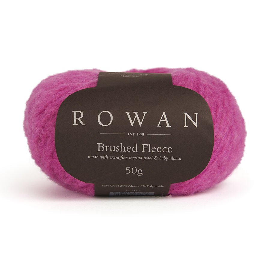 Rowan Brushed Fleece - Lana gruesa ligera y cálida con alpaca