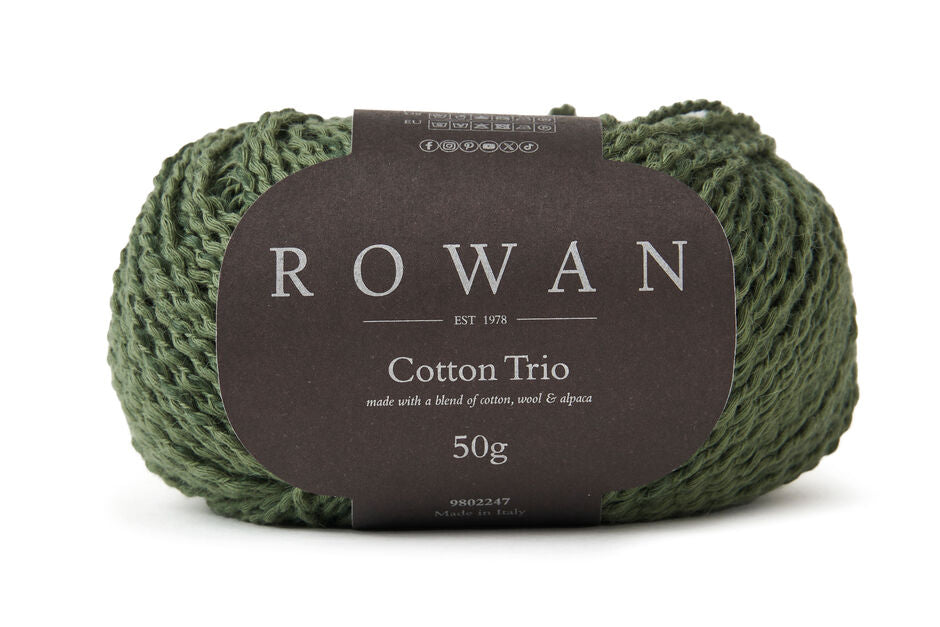 Rowan Cotton Trio - Mezcla Ligera de Algodón, Lana y Alpaca