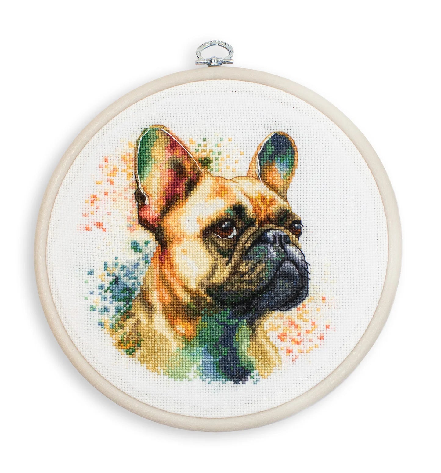 Kreuzstichset - Die französische Bulldogge - BC207 Luca-S