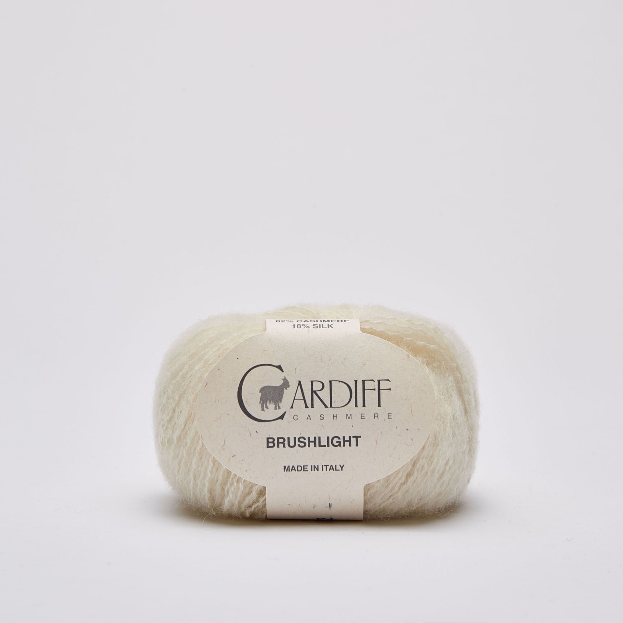 Cardiff Brushlight – Lana de Cachemira y Seda Cepillada DK (25 g / 138 m)