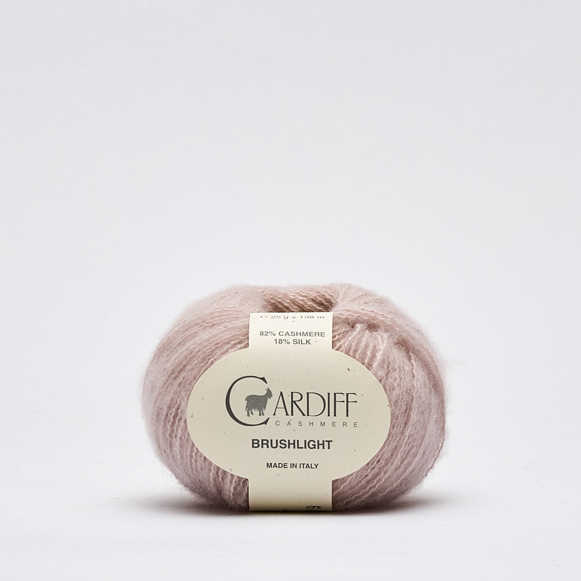 Cardiff Brushlight – Lana de Cachemira y Seda Cepillada DK (25 g / 138 m)