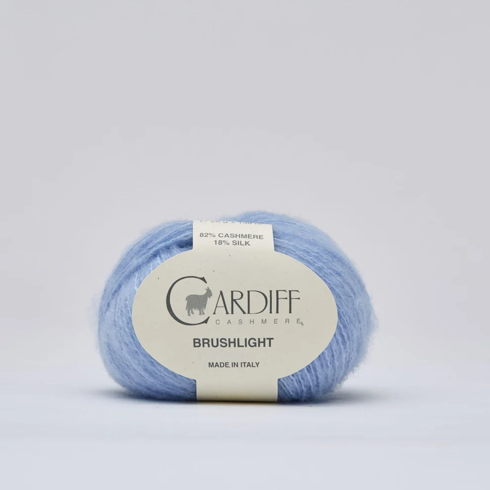 Cardiff Brushlight – Lana de Cachemira y Seda Cepillada (25 g / 138 m)