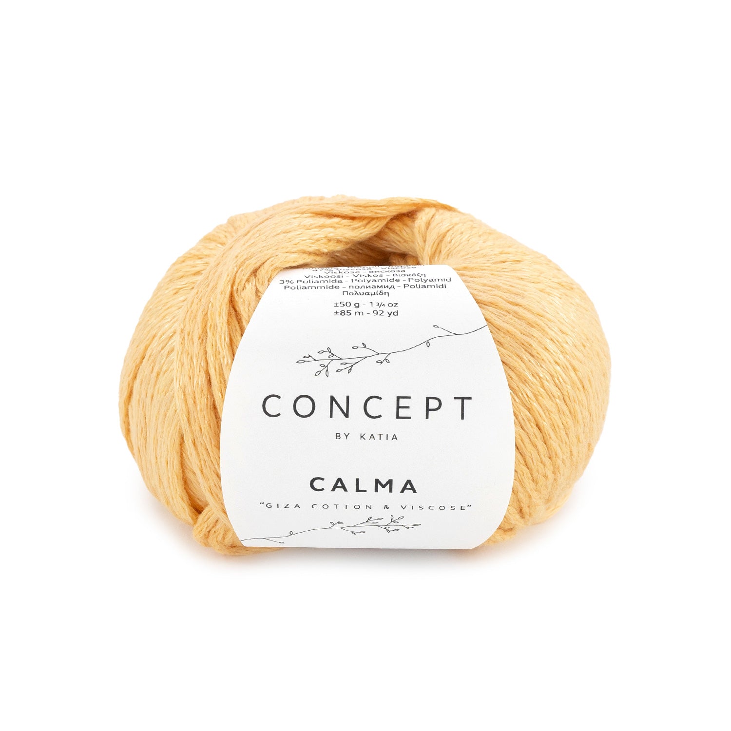 Lana Katia Calma - Hilo de Cadeneta Suave con Efecto Mate-Brillante